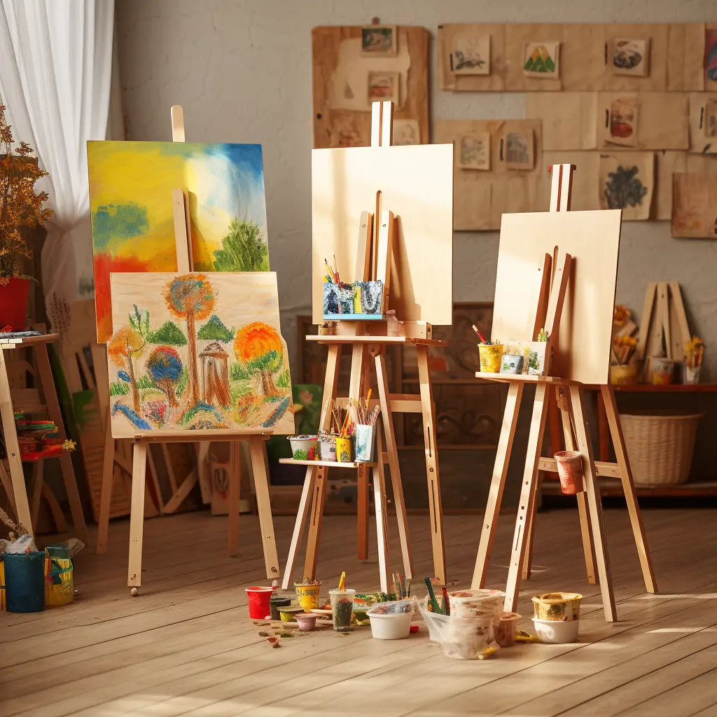 Montessori-Inspired Kids' Art Easels