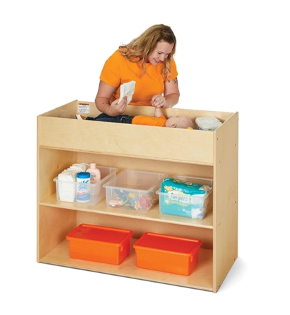 How to Set Up a Functional Daycare Room Changing Table Station Area