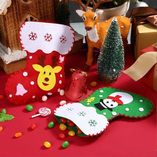 Felt Christmas Stockings Preschool Christmas Crafts