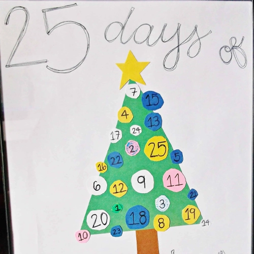 Interactive Advent Calendar Preschool Christmas Crafts