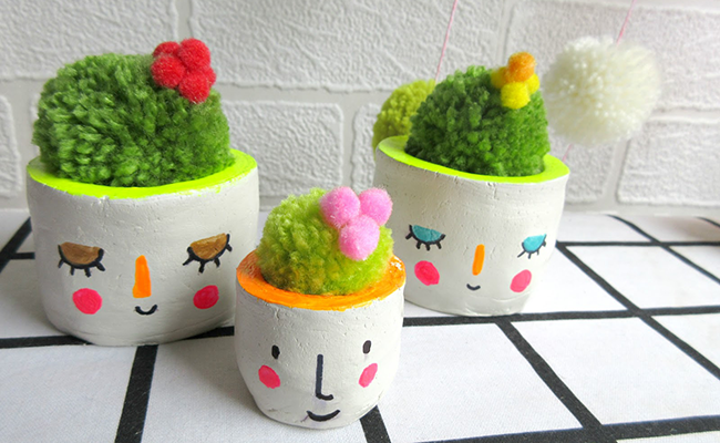 40 Best DIY Mothers Day Crafts for Kids(2025) 35 Create a Pom-Pom Cactus