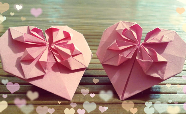 40 Best DIY Mothers Day Crafts for Kids(2025) 9 Fold a Blooming Heart