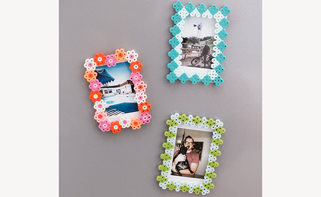 40 Best DIY Mothers Day Crafts for Kids(2025) 29 Iron-on Bead Frames