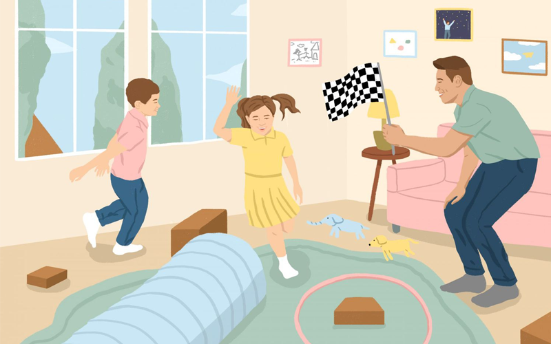 50 Rainy Day Activities for Kids That Inspire Indoor Fun 30 Create an Indoor Obstacle Course