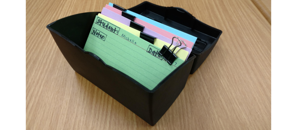 Unlocking Learning with Anecdotal Record in Education 11 Organize by Student