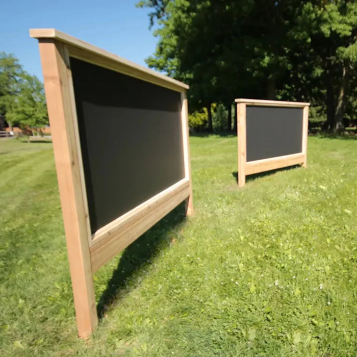 Outdoor Chalkboard Raised