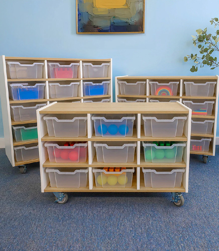 12 Mobile Storage Shelf