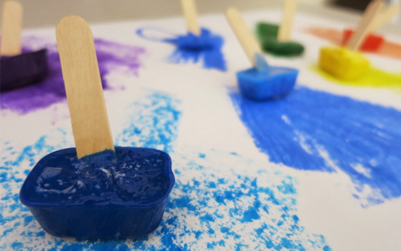 Frozen Paint Art