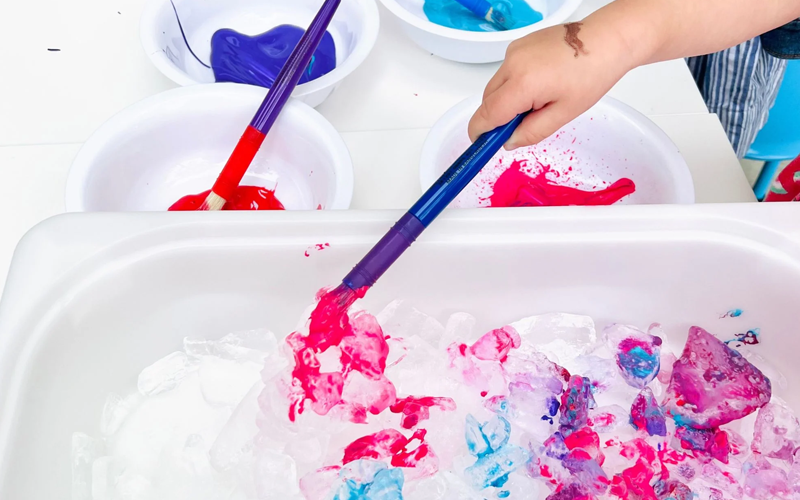 Ice Painting
