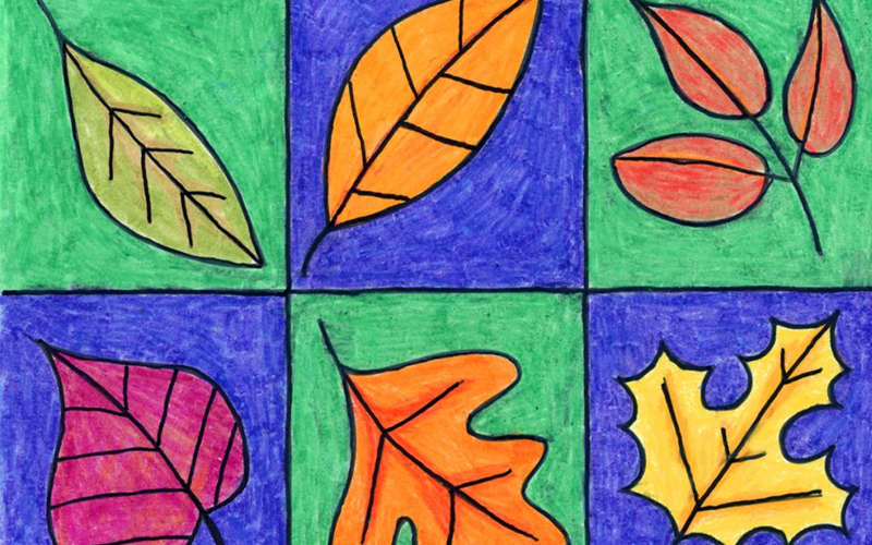 Leaf Pattern Drawing