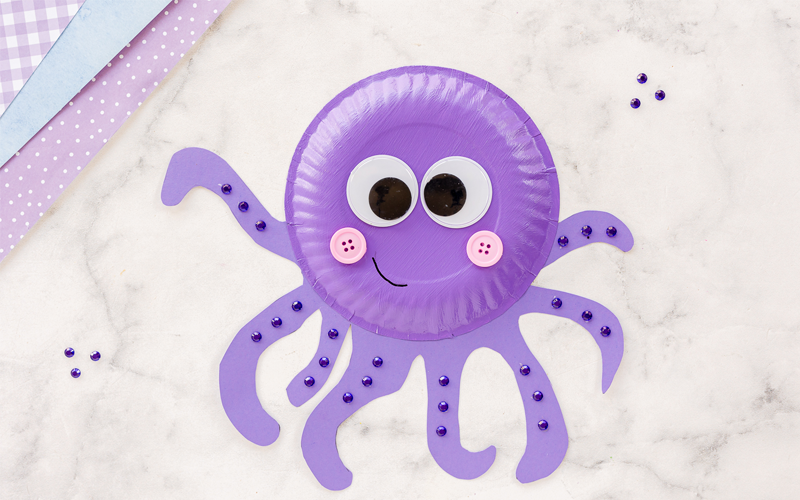 Paper Plate Octopus