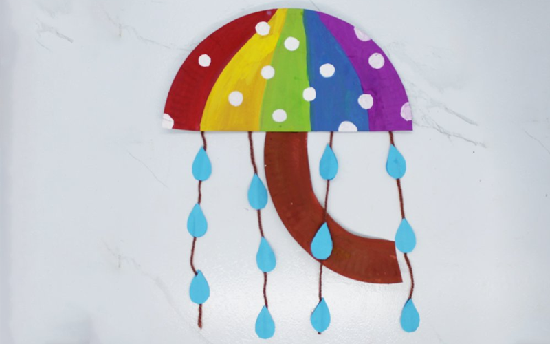 Paper Plate Umbrella