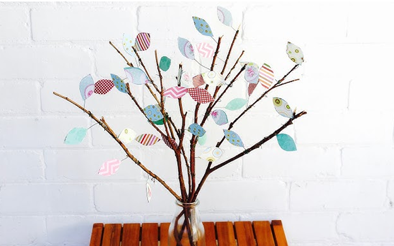 Paper Scrap Tree