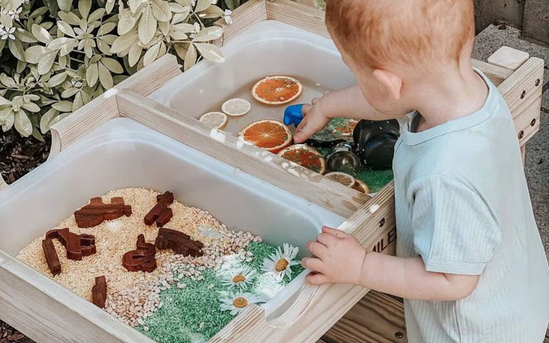 Sensory Table with Sand or Water