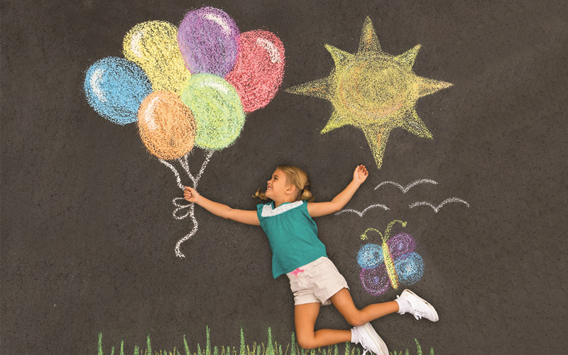 Summer Art Activities with Chalk