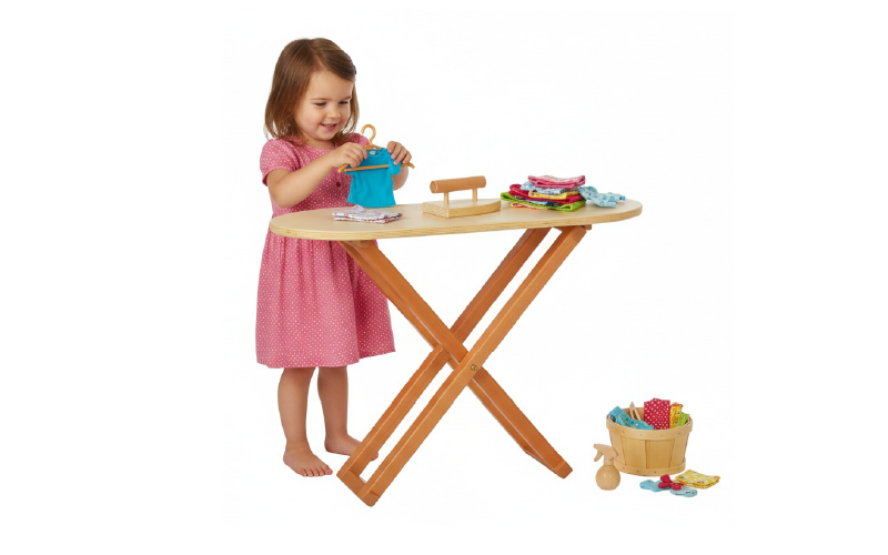 Wooden Ironing Board Set