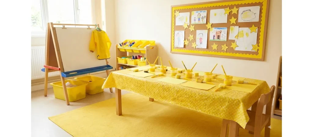 Why the Right Classroom Colors Matter for Student Growth 4 Suggested uses for yellow