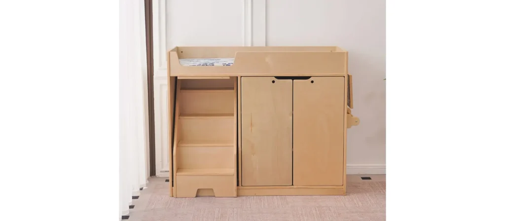 How to Choose a Changing Table for Daycare Centers 2 Changing Table with Stairs