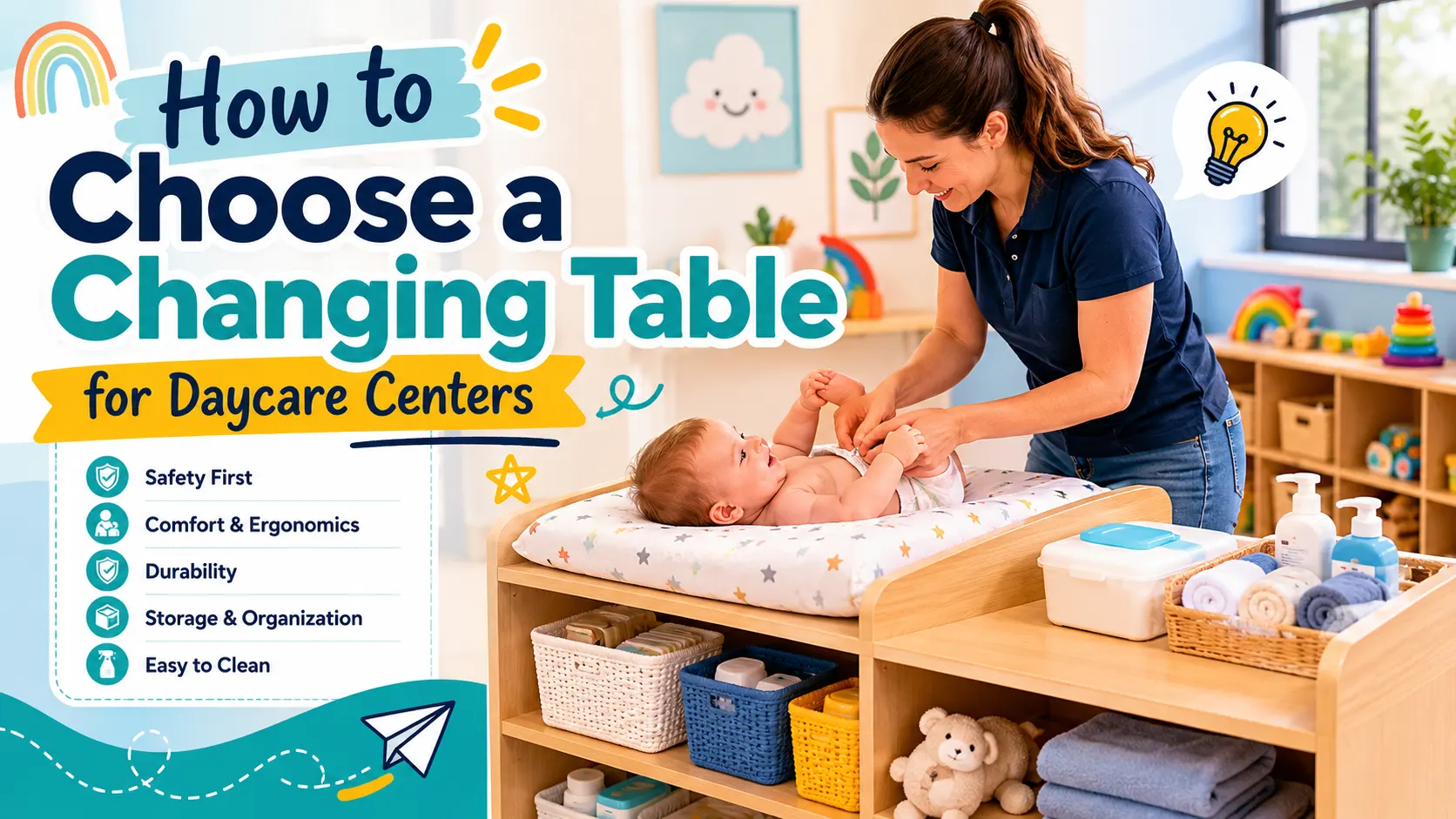 Choose a Changing Table for Daycare Centers