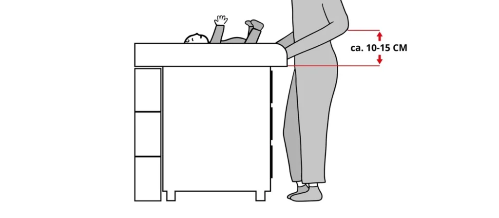 How to Choose a Changing Table for Daycare Centers 13 changing table height