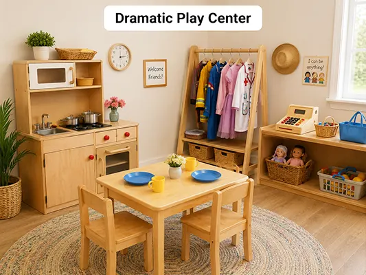 How to Set up Learning Centers?From Space Planning to Final Inspection. 13 Dramatic Play Center