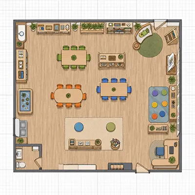 How to Set up Learning Centers?From Space Planning to Final Inspection. 8 Draw a sketch