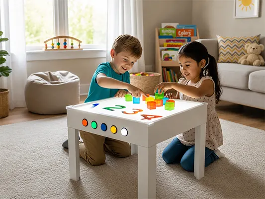 How to Make the Most of a Preschool Light Table? 1 Light Table Exploration