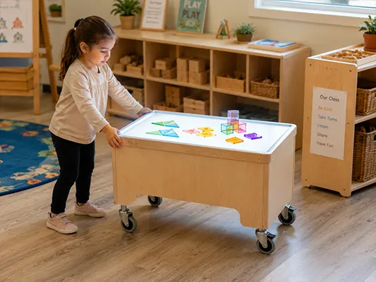 How to Make the Most of a Preschool Light Table? 5 Portable or Mobile Light Tables