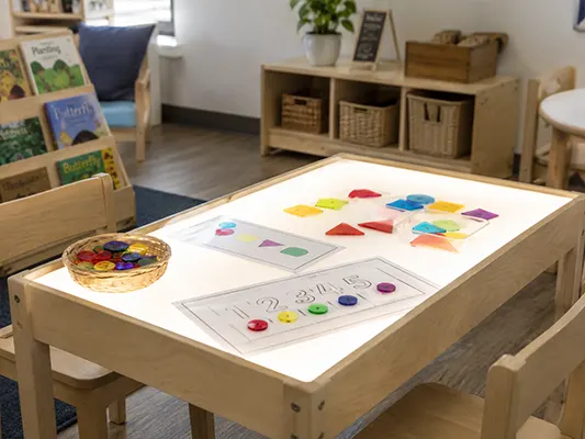 How to Make the Most of a Preschool Light Table? 3 Standard Flat Light Tables