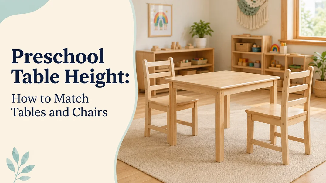 preschool table height featured banner